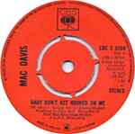 Mac Davis Baby Don't Get Hooked On Me