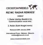 Riz MC Radar Remixes