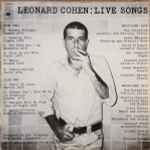 Leonard Cohen Live Songs